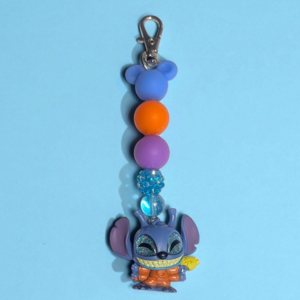 Handmade Stitch Bag Charm/ Key Chain
